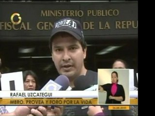 Provea y el Foro por la Vida reclaman avances en la investig