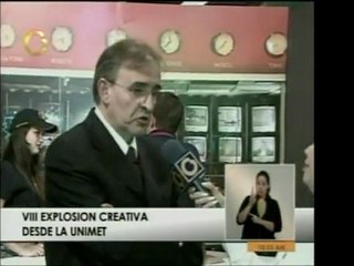 Entrevista a ponentes en exposición "Explosión Creativa" en