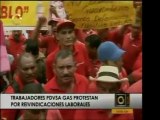 Obreros de PDVSA Gas Comunal continúan protestando, esta vez