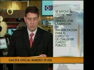 Es inhabilitado políticamente el ex alcalde de Maturín Numa