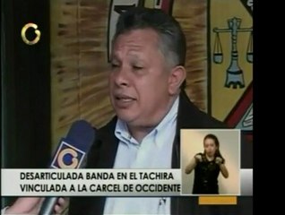 Policía del Táchira desarticula banda de extosionadores. Una