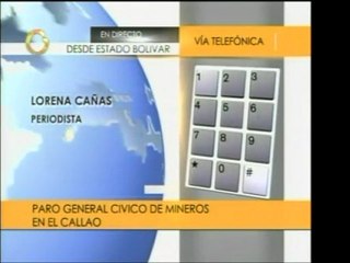 El Callao, al sur del edo. Bolívar, vive un paro cívico en a