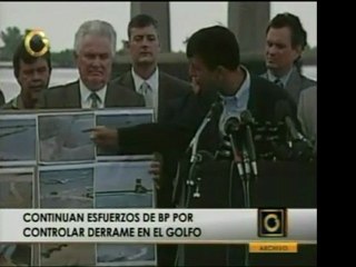 En el Golfo de México la BP trata sin éxito, hasta ahora, de
