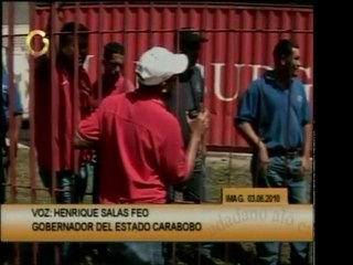 Gobernador Henrique Salas Feo, habla con Leopoldo Castillo s