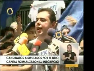 La MUD presenta sus candidatos para el Distrito Capital para