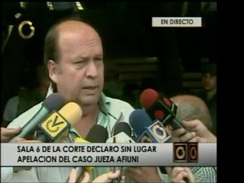 Abogados de María Lourdes Afiuni descarta una solución legal