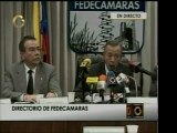 Fedecámaras declara luego de reunión de su directiva. Lope M