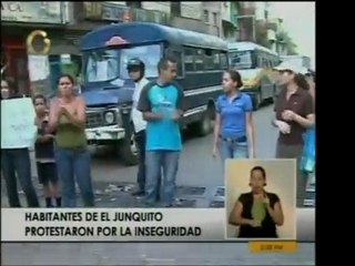 Habitantes de Sector Boquerón, en El Junquito, reclaman por
