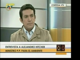 Ministro del P.P. para el Ambiente, Alejandro Hitcher, niega