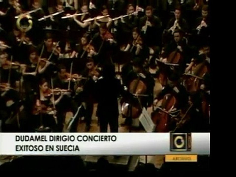 El lunes Gustavo Dudamel dirigió ala Juventud Sinfónica Vene