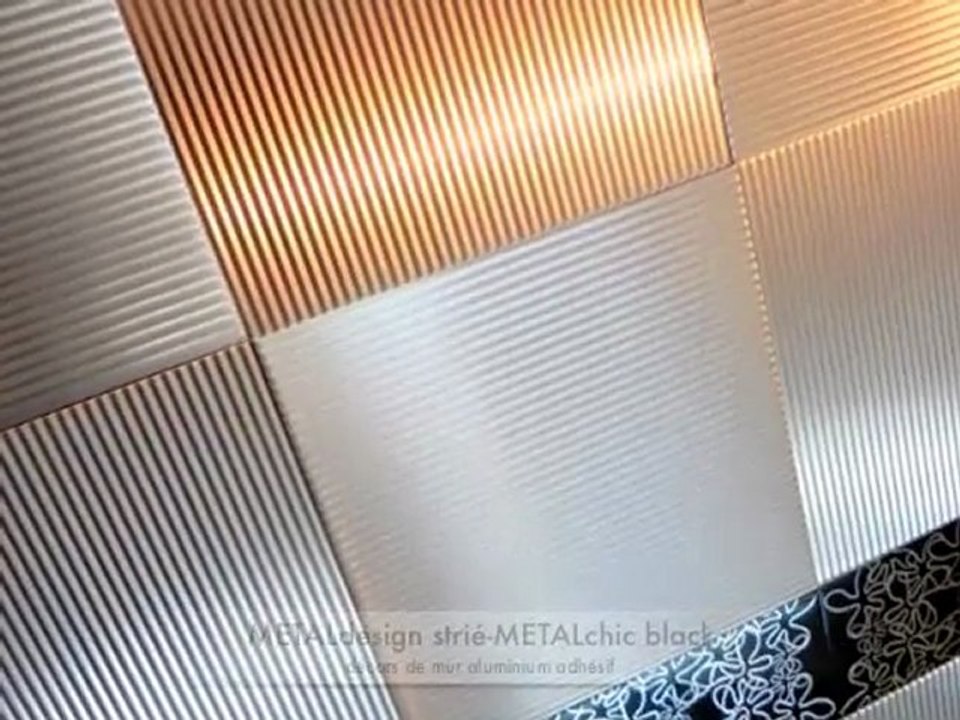 Décors et panneaux adhésifs Métalliques
