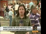 Gremio del INCES lleva a cabo su asamblea general afuera de