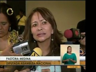 Diputada Pastora Medina hace un llamado al país y al Min. de