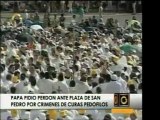 Papa Benedicto XVI pide perdón a Dios y a todos los afectado