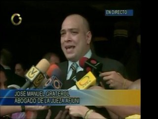 Abog. de la Jueza maría lourdes Afiuni pide ala Fiscal Gnral