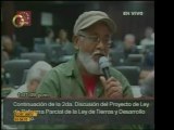 Resumen de la discusión de la Ley de Tierras en Asamblea Nac