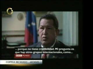 Resumen de la entrevista de BBC al Presidente Hugo Chavez so