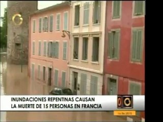 En Francia ha llovido en pocos días lo que llueve normalment