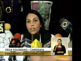 Delsa Solórzano, candidata al Parlamento Latinoamericano, di