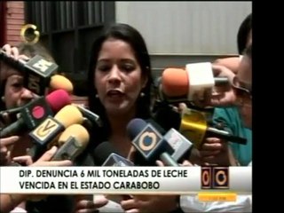 Diputados de Carabobo denuncian 6 mil toneladas de leche des