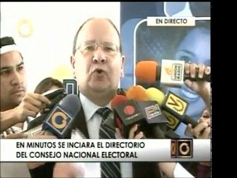 Hoy se da el directorio del CNE. Rector Vicente Díaz habla s
