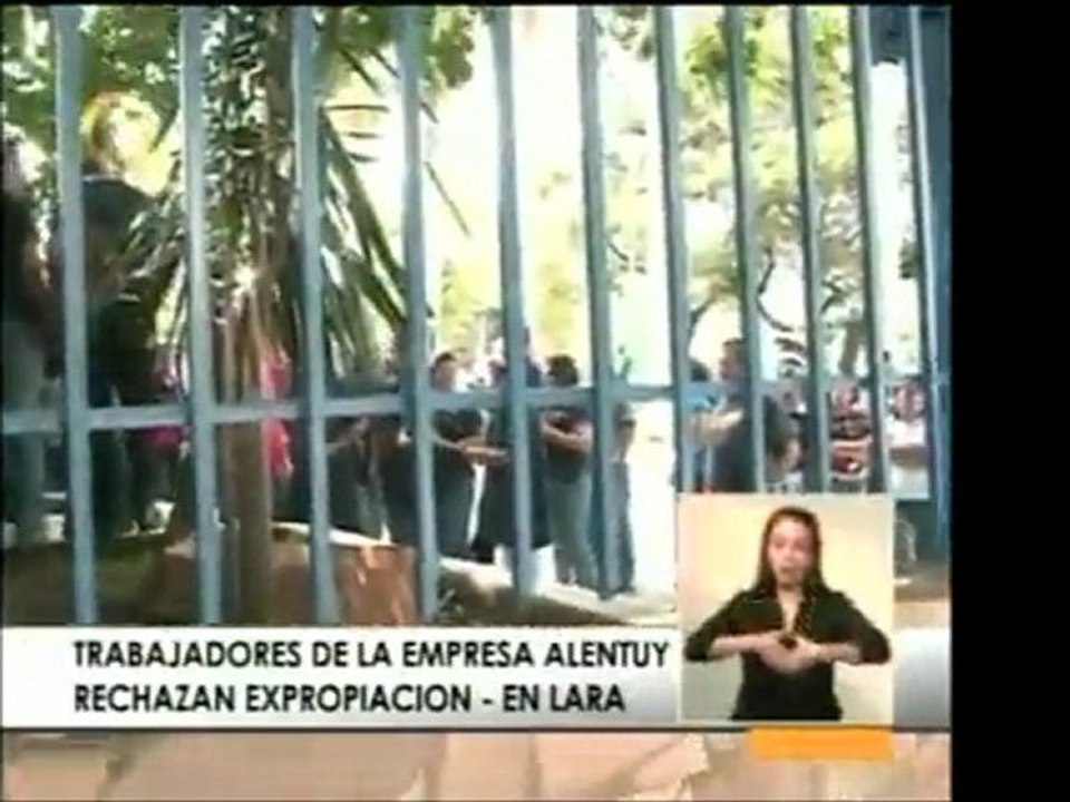 Trabajadores de la empresa Alentuy, en Lara, rechazan exprop