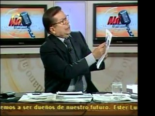 Editorial de Leopoldo Castillo en "Aló Ciudadano", basado en