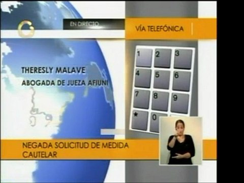 La defensa de la jueza María Lourdes Afiuni, Theresly Malavé