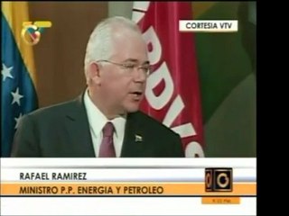 Min. Rafael Ramírez reconoce la aparición de miles de tonela