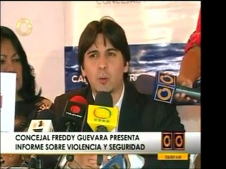 Concejal Metropolitano, Freddy Guevara, denunció que se han
