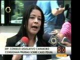 Diputados del Consejo Legislativo de Carabobo consignan prue