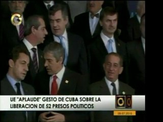 La Unión Europea aplaude el hecho de que Cuba libere a 52 pr