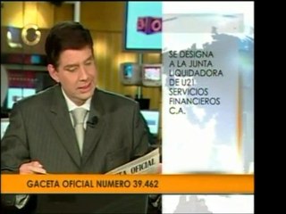Gaceta Oficial anuncia la liquidación de diversas entidades