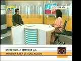 Declaraciones de la Ministro de Educación, Jennifer Gil