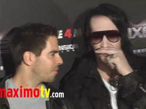MARILYN MANSON at SCREAM 4 Premiere and Shenae Grimes