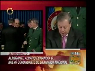 Ministro de Defensa colombiano anunció nuevas autoridades de