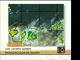 Una onda tropical causa abundante nubosidad y precipitacione