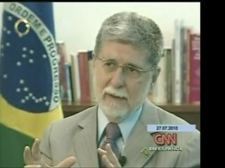 Canciller de Brasil, Celso Amorín, afirma que el espacio par