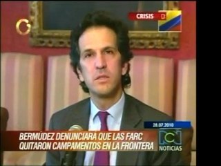 Canciller colombiano adelanta que en reunión de Unasur aclar