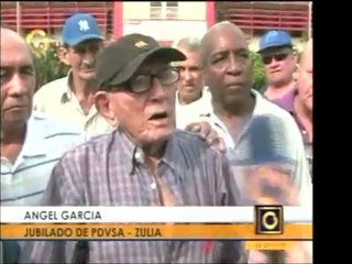 En el Zulia jubilados de PDVSA protestan en la sede de Pdvsa