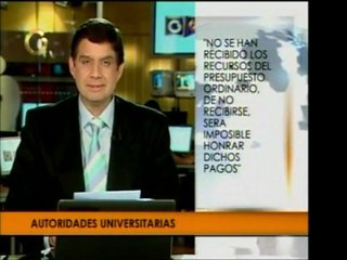 Autoridades universitarias advierten que no se han recibido