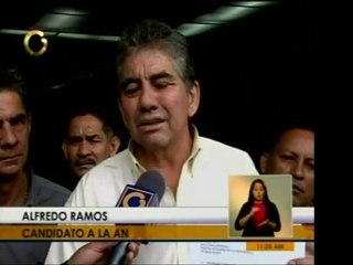 Alfredo Ramos, candidato a la AN, va a Fiscalía a denunciar