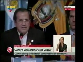 Canciller de Ecuador se refiere a las conclusiones de la cum