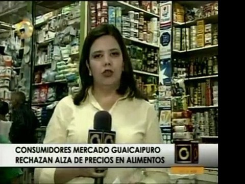 Consumidores del Mercado Guaicaipuro rechazan aumento del pr