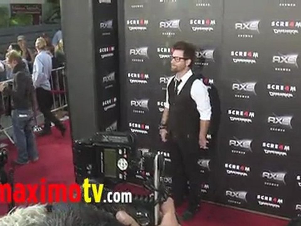 DAVID COOK at "SCREAM 4" Premiere