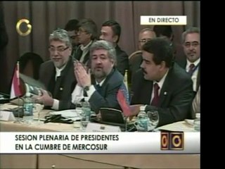 Palabras del Canciller Nicolás Maduro enla cumbre de Preside