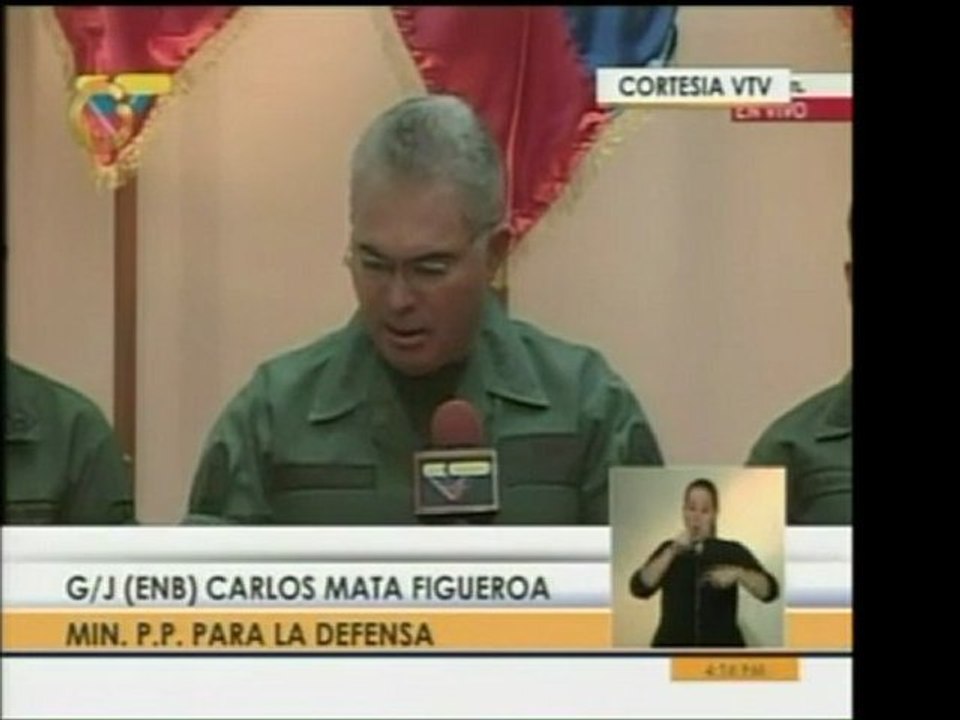 G/J de la GNB Carlos Mata rechaza declaraciones de Larry Pal