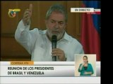 Presidente Lula Da Silva habla durante reunión con Pdte. Cha