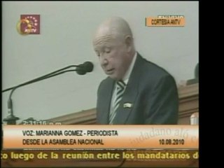 Reporte de los acontecimientos del día de hoy en la Asamblea