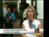 El Alcalde de Caracas, Jorge Rodríguez, sufrió un accidente